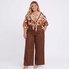 Cropped Multiformas Crepe Salinas Plus Size