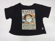 Cropped One Piece Luffy Baby Look Blusinha Feminina SF420 RCH