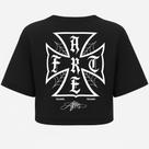 Cropped Oversized After Ghotic - Estampa DTF em Algodão