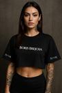 Cropped Oversized Boris Brejcha - Estampa DTF em Algodão
