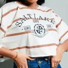 Cropped Oversized Feminino Estampas Diversas 100% Algodão