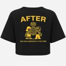Cropped Oversized Que Deus Abençoe - Estampa DTF em Algodão