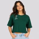 Cropped Palmeiras Street Feminino Verde