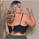 Cropped Plus Size Preto G1