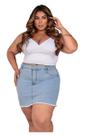 Cropped Plus Top Blusa Feminina Regata Alcinha Regulagem