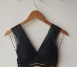 Cropped preto m