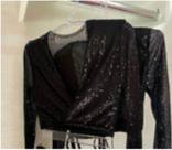 Cropped preto tamanho m Cropped preto tamanho m