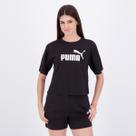 Cropped Puma No.1 Logo Feminino Preto Cropped Puma No.1 Logo Feminino Preto