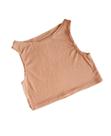 Cropped regata básico liso sem bojo top