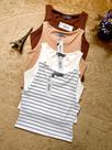 Cropped Regata Feminino Duplo tecido no Peito Malha Ribana