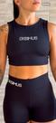 Cropped Regatinha Preto - Estilo e Conforto para Atividades Físicas