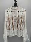 Cropped Renda Branco Tamanho M Cropped Renda Branco Tamanho M