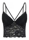 Cropped Renda Top Feminino Blusinha De Renda Sutiã Bojo Cropped Renda Top Feminino Blusinha De Renda Sutiã Bojo
