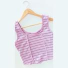 Cropped Ribana Listrado Candy Color Tamanho M