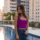 Cropped roxinho