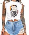 Cropped T-Shirts Feminino Estampado Várias Estampas 33