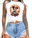 Cropped T-Shirts Feminino Estampado Várias Estampas 34