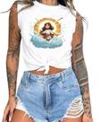 Cropped T-Shirts Feminino Estampado Várias Estampas 45