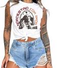 Cropped T-Shirts Feminino Estampado Várias Estampas 81