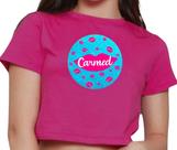 Cropped Top Blusinha Camisa Infantil Estampa Divertido Carmed Algodão