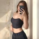 Cropped Top Corselet Corset Feminino Color sem alça