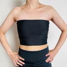 Cropped top Faixa c/bojo poliamida Verão Blogueiras Tamanho Unico