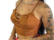 Cropped Trançado Feminino Durabilidade Conforto Com Bojo R04