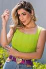 Cropped Tricot Elastano Tranças F081