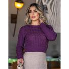 Cropped Tricot Gola Redonda - Giuliana Marques Tricot Tam M