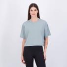 Cropped Under Armour Rival SS Feminino Cinza