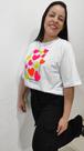Cropped Vest luz Branco com detalhes de Coração TAMANHO M Cropped Vest luz Branco com detalhes de Coração TAMANHO M