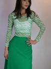Cropped Zebrado de Tule - Verde