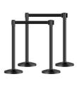 Crowd Control Stanchion VEVOR com correias retráteis x4