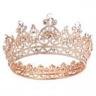 Crown COCIDE Rose Gold Crystal Queen para mulheres e meninas