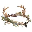 Crown MOSTORY Woodland Gold Antler para mulheres Renaissance
