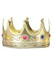Crown Rubies Regal King Plastic Gold para festas temáticas