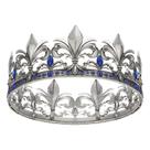 Crown SWEETV Antique Silver King para homens/mulheres (unissex) azul