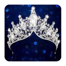Crown Tiaras Unicra Silver Strass para casamento nupcial