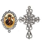 Crucifixo Arabesco Terço de Noiva Relicario Nossa Senhora do Perpetuo Socorro Peças para Montar Terços Catolicos Casamen Crucifixo Arabesco Terço de Noiva Relicario Nossa Senhora do Perpetuo Socorro Peças para Montar Terços Catolicos Casamen