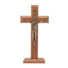 Crucifixo de Mesa com Medalha de São Bento 12 cm Crucifixo de Mesa com Medalha de São Bento 12 cm