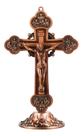 Crucifixo De Mesa Em Metal Pequeno 3 Cores - 15cm Crucifixo De Mesa Em Metal Pequeno 3 Cores - 15cm