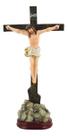 Crucifixo De Mesa Enfeite Imagem Jesus Cruz Crucificado 30cm