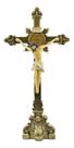 Crucifixo De Mesa Escultura Imagem Jesus Na Cruz - 45cm Crucifixo De Mesa Escultura Imagem Jesus Na Cruz - 45cm