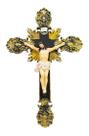 Crucifixo De Parede Jesus Cruz 39cm - Enfeite Resina