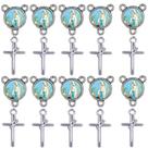 Crucifixo + Entremeio NS Sra de Lourdes 40 Peças para terço Crucifixo + Entremeio NS Sra de Lourdes 40 Peças para terço