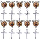 Crucifixo + Entremeio NS Sra Desatadora Nos 40 Peças terço Crucifixo + Entremeio NS Sra Desatadora Nos 40 Peças terço