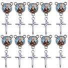 Crucifixo + Entremeio São Bento 40 Peças para terço