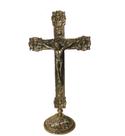crucifixo mesa altar em bronze igreja religioso artesanato