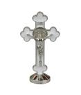 Crucifixo Metal Branco Uso Carro 8cm Crucifixo Metal Branco Uso Carro 8cm