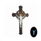 Crucifixo Ornado Estilo Barroco Grande Para Parede Luminoso